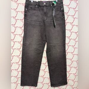 Gloria Vanderbilt Amanda Black Stretch Jeans Size 12 NWT High Rise Straight